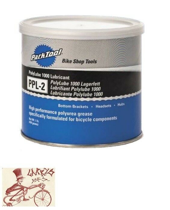 Park Tool Ppl-2 Polylube 1000 Green Bicycle Grease 16oz. Tub