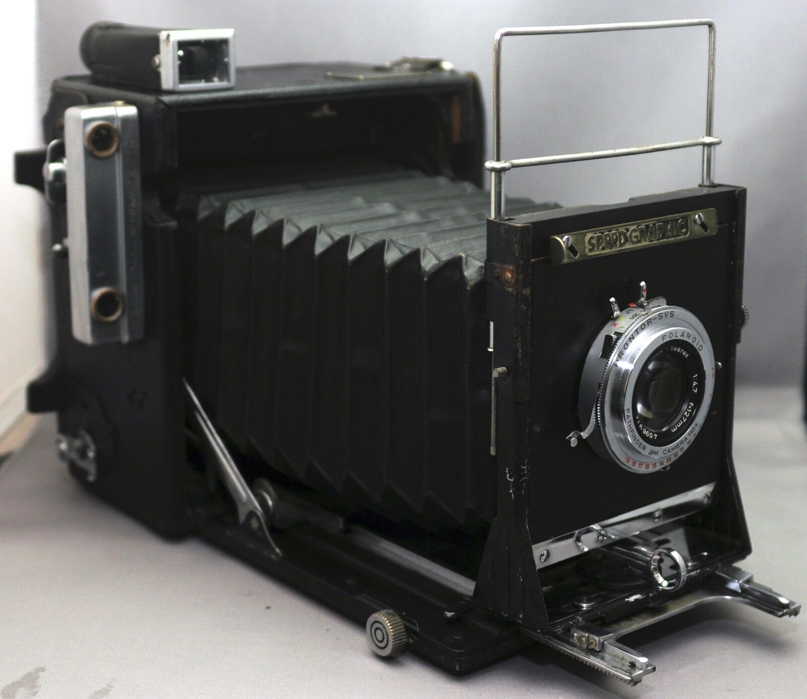 Graflex Speed Graphic Vintage Camera Polaroid 110a Rodenstock F/4.7 127mm Lens