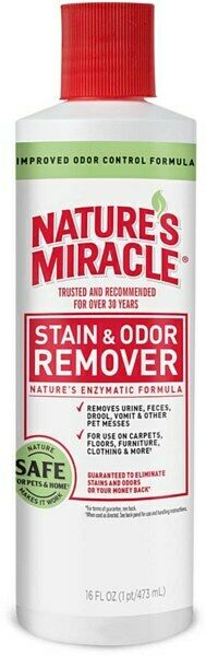 Nature's Miracle Stain & Odor Remover 16oz Enzyme Formula (buy More And $ave!)