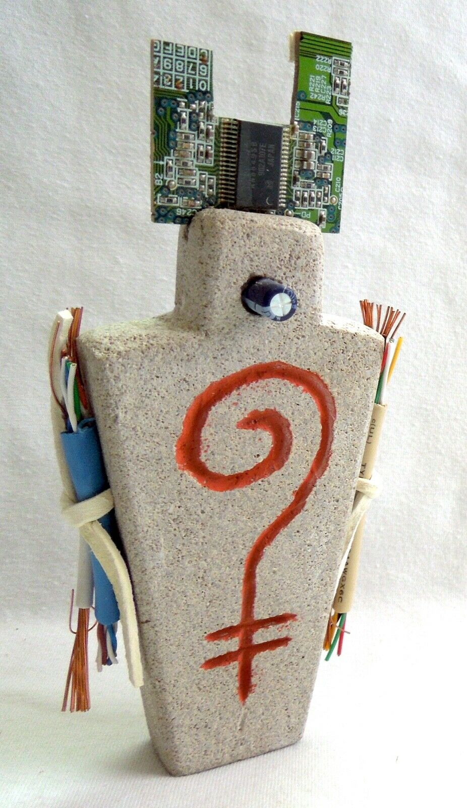 Sculpture #1 *stephen Wall* Laura Fragua-cota* Techno-dodem* Computer Geek Totem