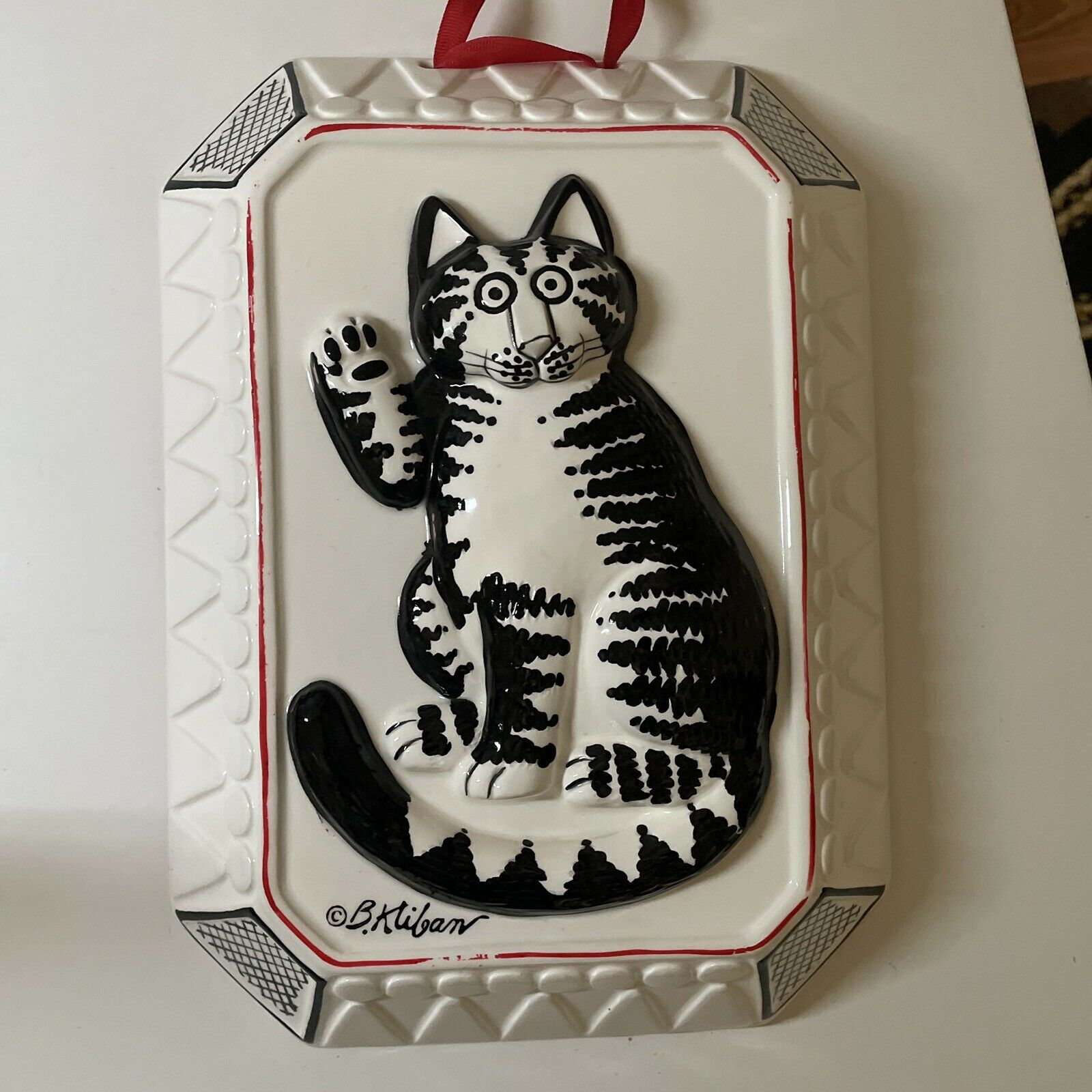 Tastesetter For Sigma Kliban Cat Ceramic Wall Hanging Mold