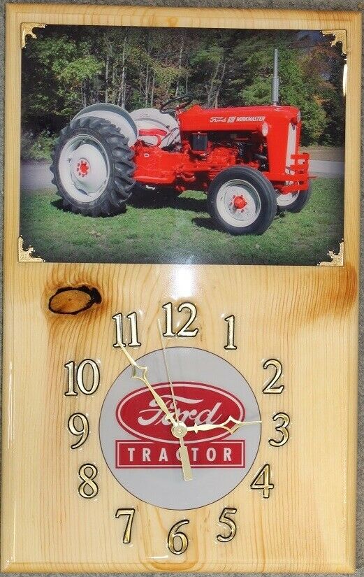 Ford 601 Workmaster Wood Clock