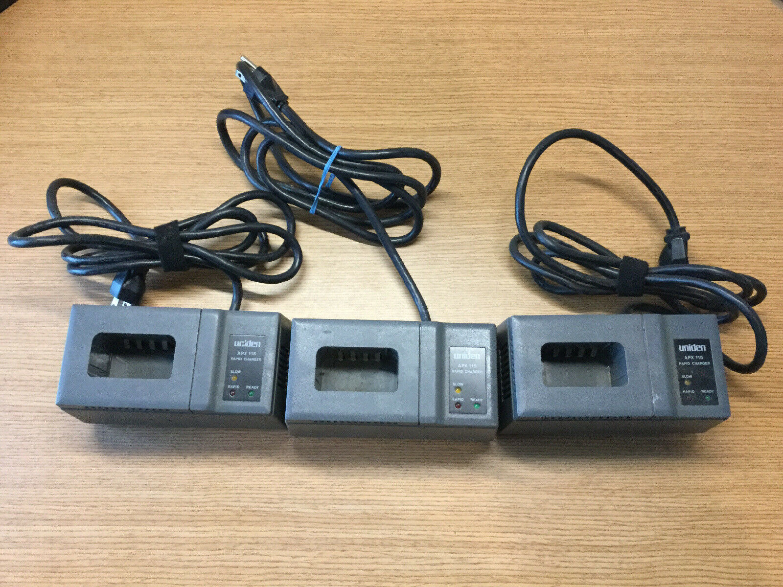 Uniden Apx115 Rapid Charger Sp1100 Sp310-tx Sps301 Sps310-tx Sps320-ts Lot Of 3