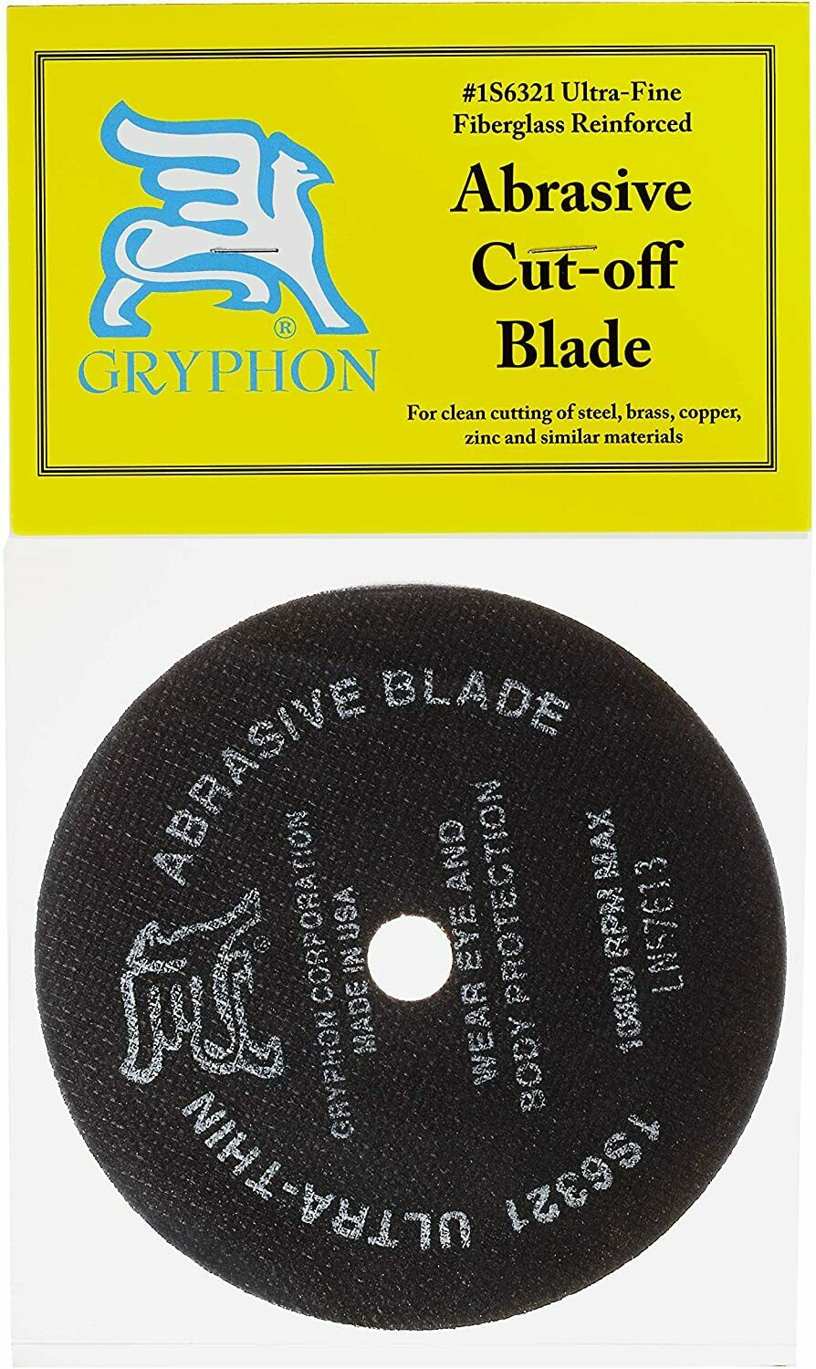 Gryphon Came Chop Saw Replacement Blade Ultra Thin Abrasive