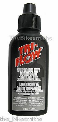Triflow 2oz Drip Superior Dry Lube Lubricant Triflow Teflon Bike Chain Tri-flow