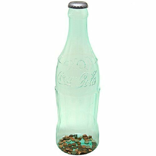 New Large 23" Coca Cola Bottle Bank Coins Coke Red Or Clear - Free Usa Shipping!