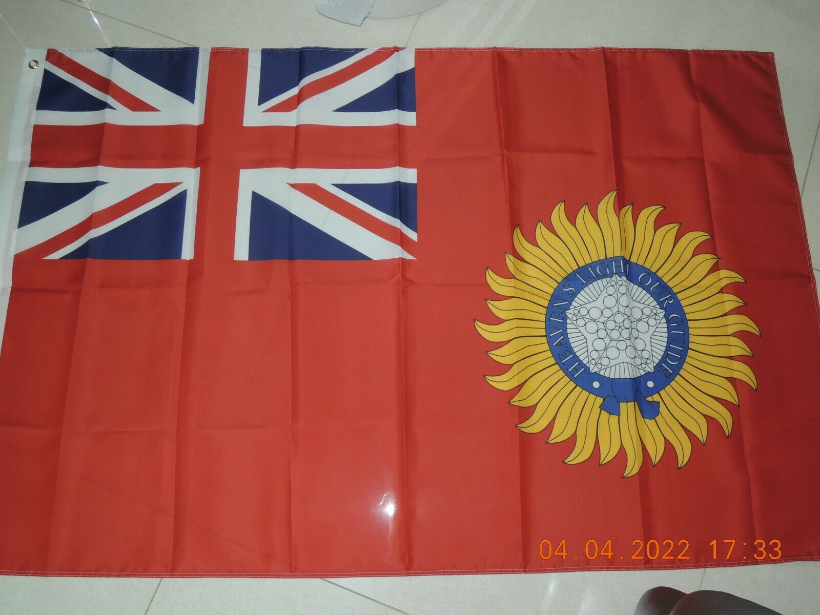 British Empire Flag Replica Pre 1947 British Colonial India Raj Red Ensign 3x5ft