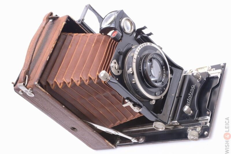 ✅ Certo Certotrop Luxus 9x12cm *scarce* Plate Camera Zeiss 135mm 4.5 Tessar Lens