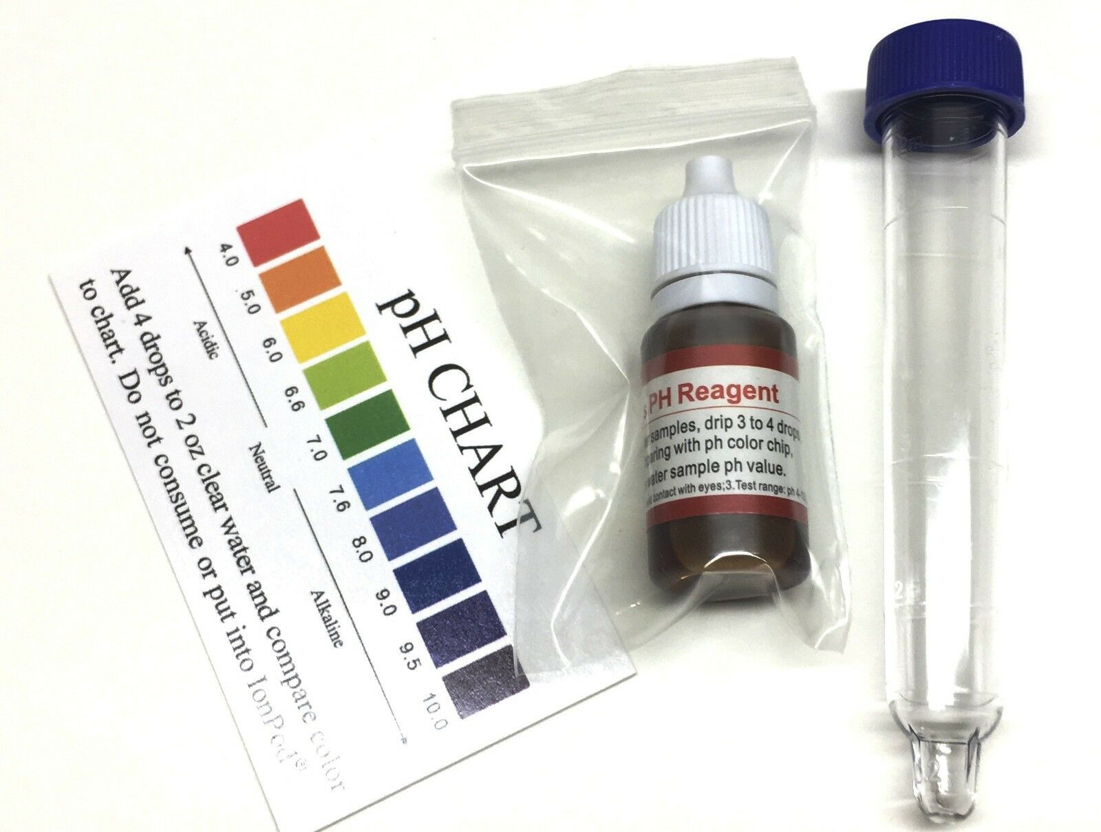 Ph Test Drops - Ph Checker Ph Reagent Kit Alkaline Drinking Water Test