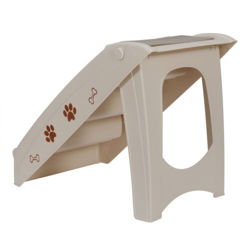 Foldable Dog Ramp Stairs Steps For Smaller Pets Pickup Travel Ladder Max 100 Lbs