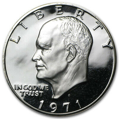1971 S Eisenhower Ike 40% Silver Dollar Gem Proof