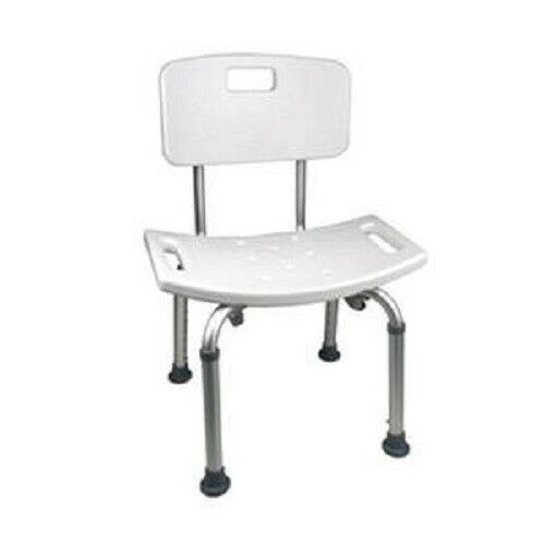 Pmi Probasics Adult Shower Chair Bath Seat, With Back, 300 Lb Capacity