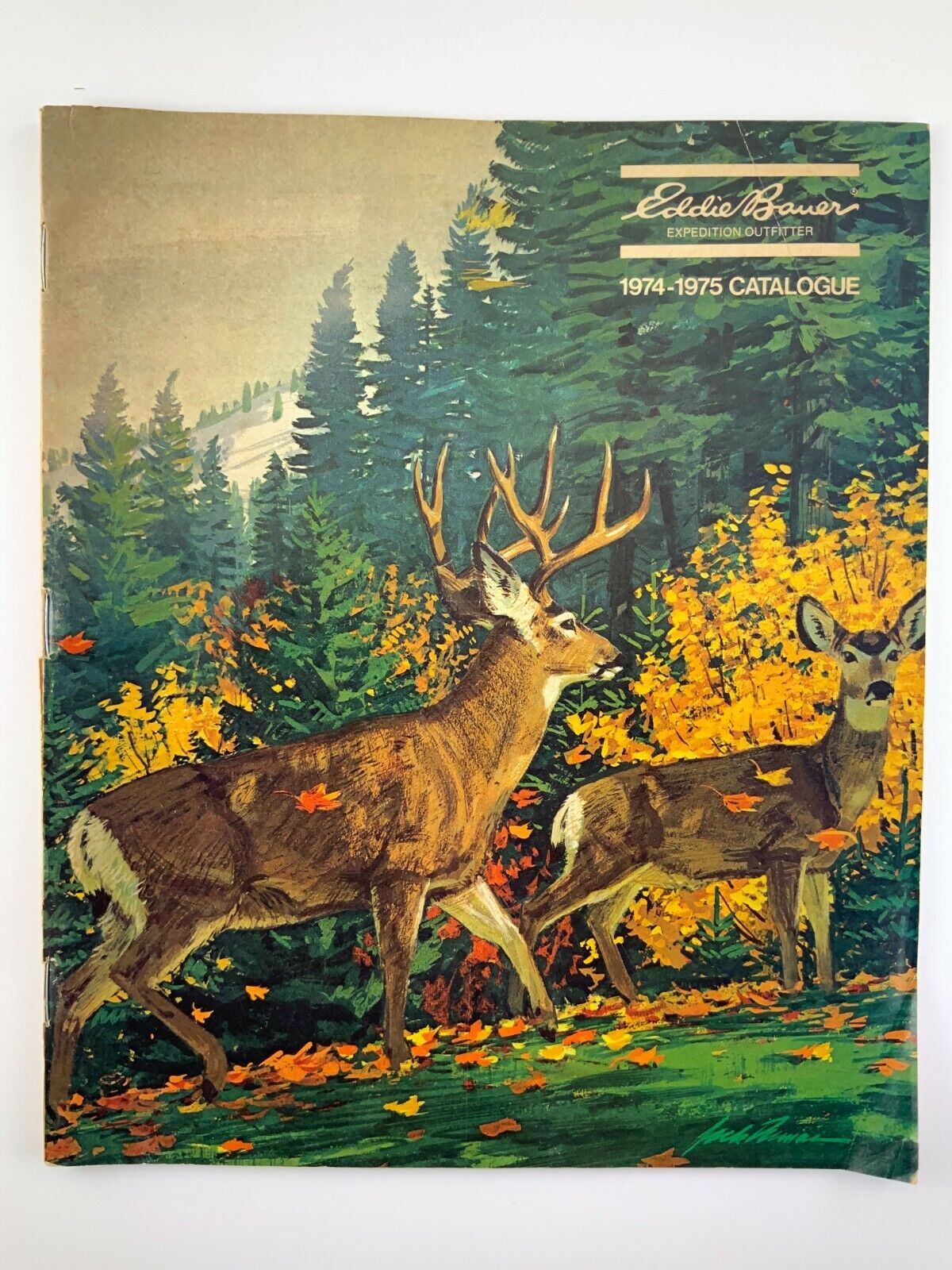 Eddie Bauer Expedition Outfitter 1974-1975 Catalog Camping Hunting Canada V451