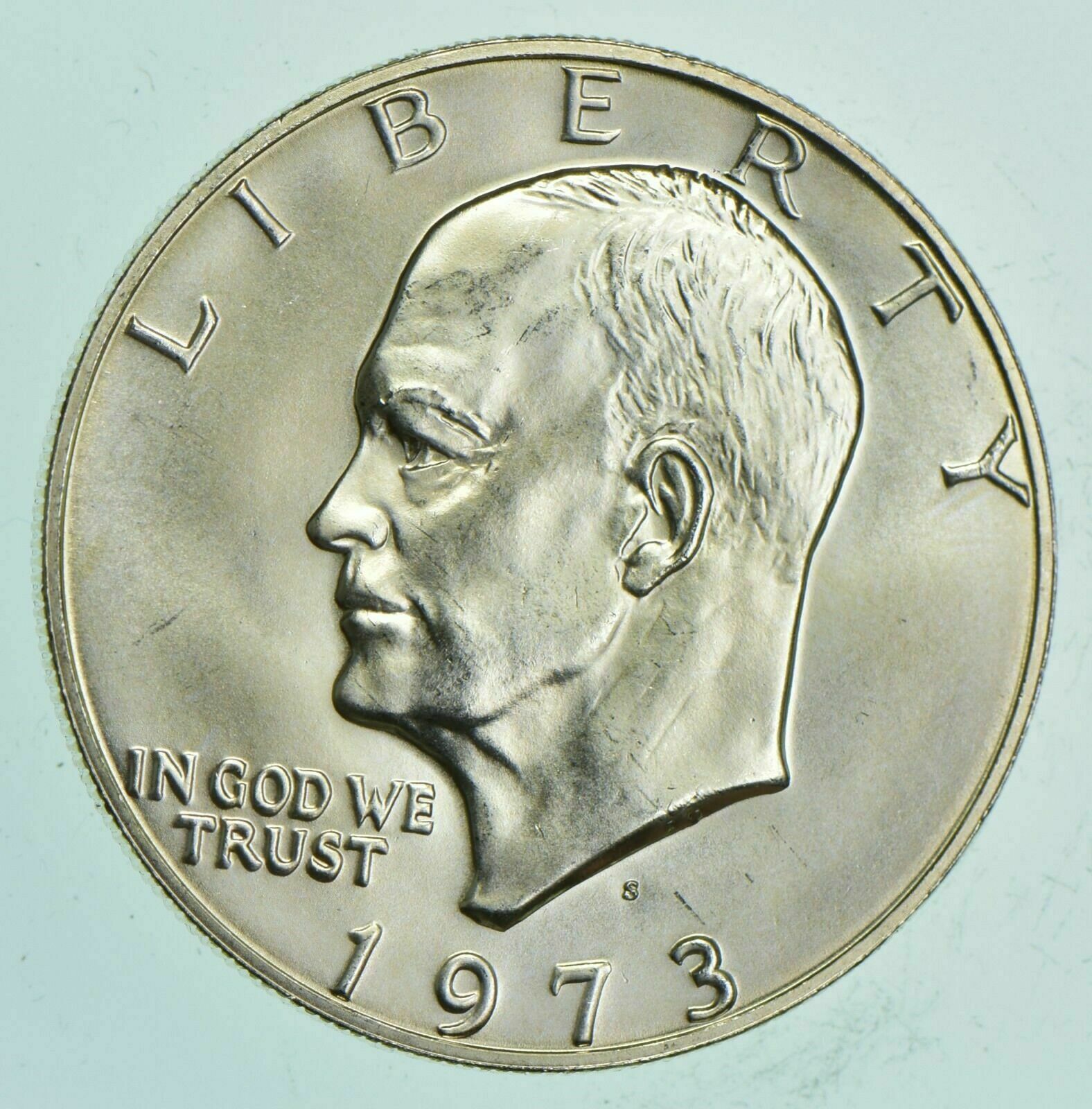 Specially Minted S Mint Mark - 1973-s - 40% Eisenhower Silver Dollar - Rare