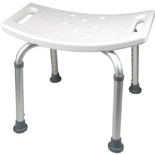 Pmi Probasics Adult Shower Bath Chair Seat, Without Back, 250 Lb Capacity