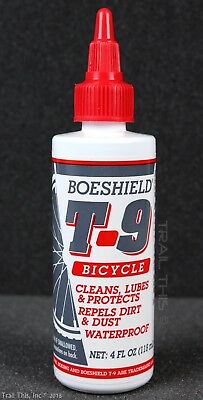 Boeshield T9 4oz Drip Bottle Waterproof Bicycle Chain Lube /  Rust Inhibitor