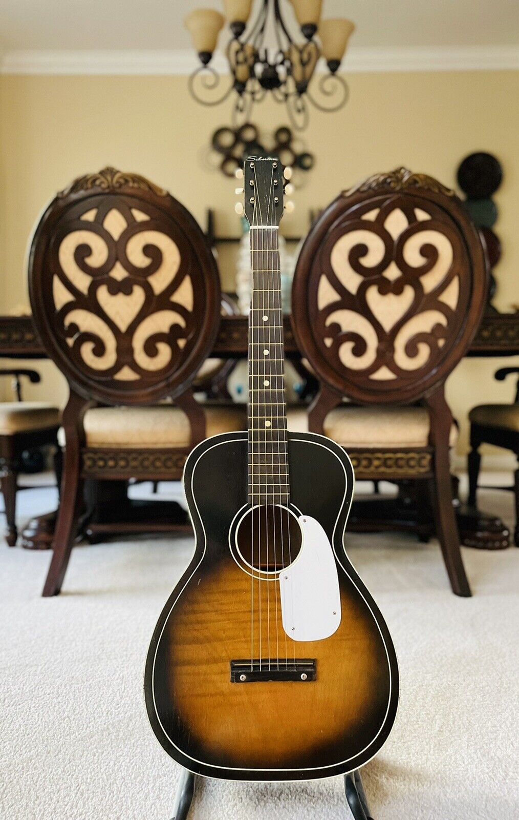 Silvertone H604 Parlor Acoustic Guitar