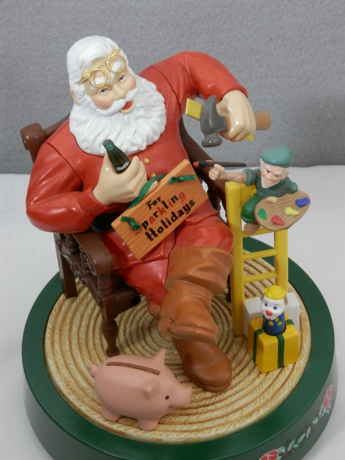 Coca-cola / Ertl Santa Claus Mechanical Bank, 2nd In The Series, 1994