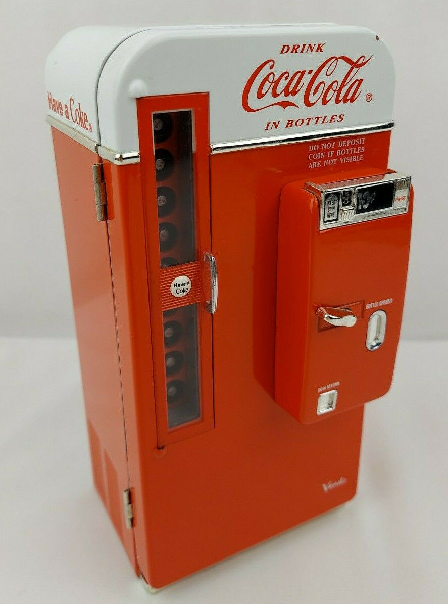 Coca Cola Vending Machine Musical Bank By Enesco 1994 - Ck 129706 - Vendo