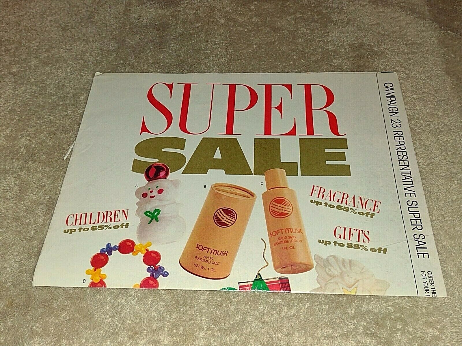 1988 Avon Women's Cosmetics & Beauty Catalog - Sexy Christmas "super Sale" Issue