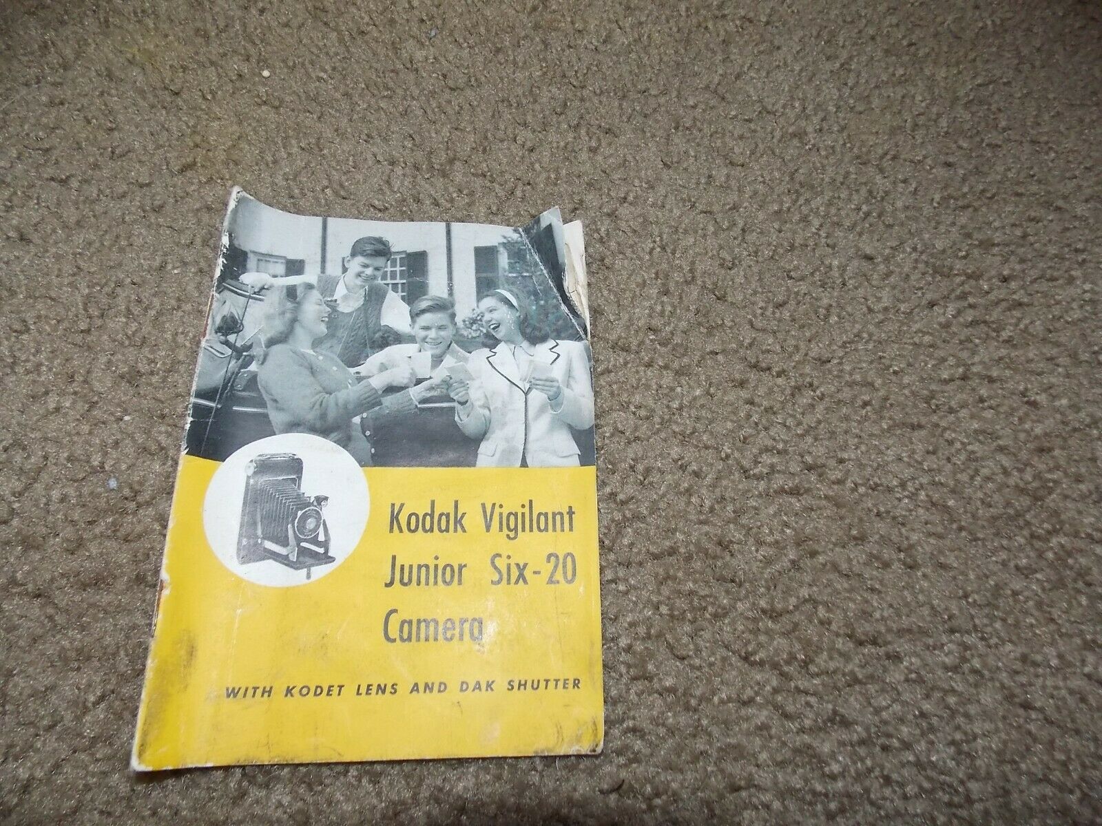 Kodak Six-20 Vigilant Junior Folding Camera Manual