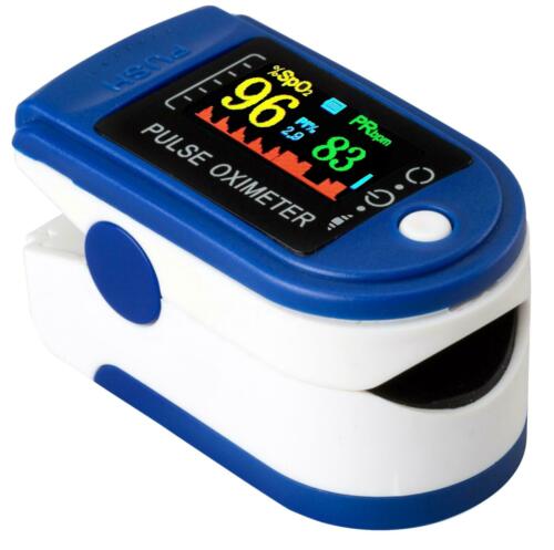 ✅finger Pulse Oximeter Blood Oxygen Pulseox Meter Heart Rate Saturation-free S/h