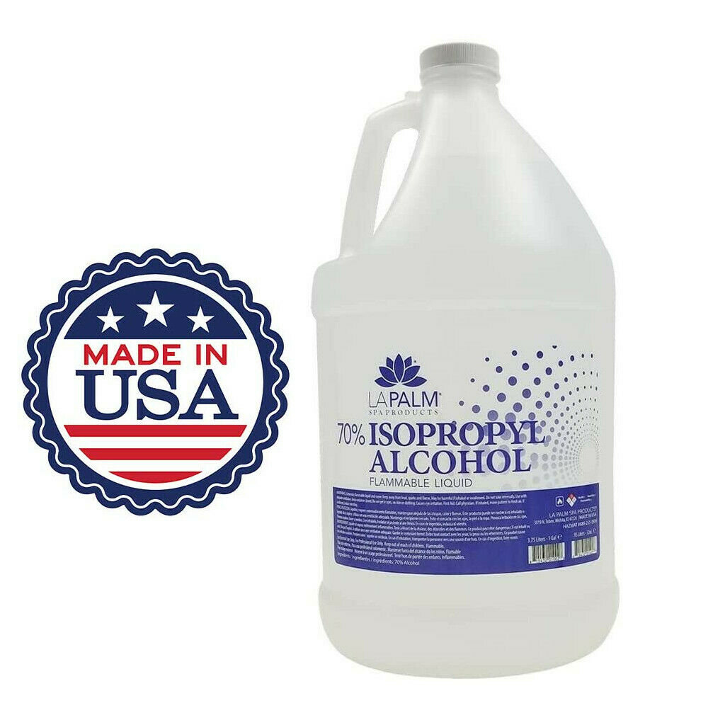 La Palm 70% Isopropyl Alcohol Lapalm. 1 Gallon. Sealed. Made In Usa.