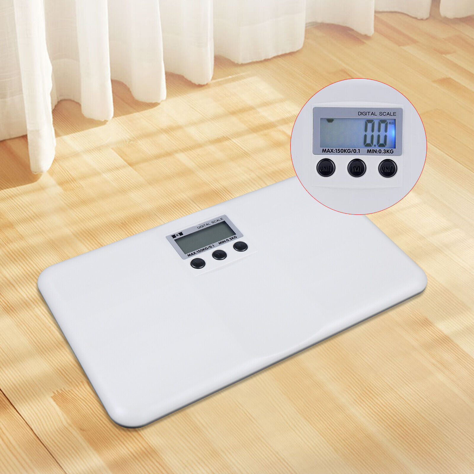 Durable Digital Weighing Scale Electronic Scale For Baby Kitten Puppy Kg/lb New