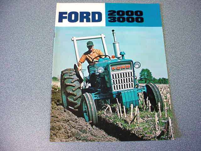 Ford 2000 & 3000 Farm Tractor Color Brochure